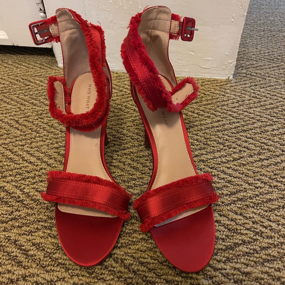 Who What Wear Red Heels